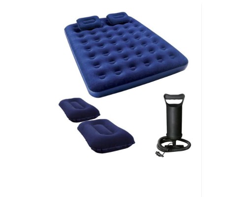 Çift Kişilik Şişme Yatak - 2 Yastık Ve El Pompası Hediyeli