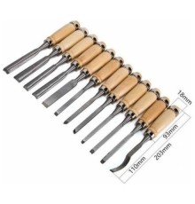 Profesyonel Ahşap Oyma Bıçak Seti 12 Parça