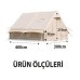 12 Kişilik 4 Mevsim Şişme Kamp Çadırı 300x400x210