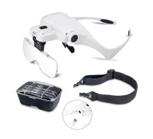 Şarjlı Gözlük Büyüteç Çalışma Büyüteci 5 Lensli 9892b2c