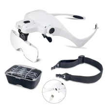 Şarjlı Gözlük Büyüteç Çalışma Büyüteci 5 Lensli 9892b2c