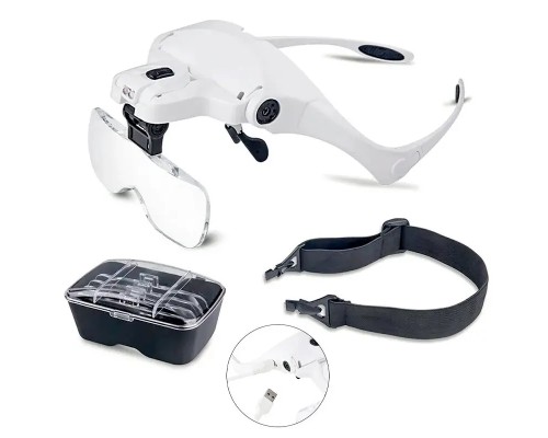 Nikula 9892B2C 5 Lensli Şarjlı Gözlük Büyüteç