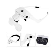 Işıklı Gözlük Büyüteç 5 Farklı Lens 9892B