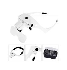 Işıklı Gözlük Büyüteç 5 Farklı Lens 9892B