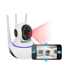 Gece Görüşlü HD 360 Derece Wifi İp Kamera KS-515