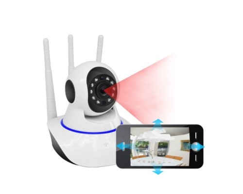 Gece Görüşlü HD 360 Derece Wifi İp Kamera KS-515 Gece Görüşlü HD 360 Derece Wifi İp Kamera KS-515
