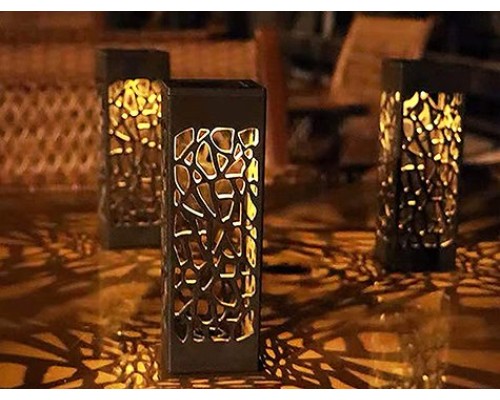 Dekoratif Solar Güneş Enerjili Bahçe Aydınlatması Yürüyüş Yolu Seti ( 8 Adet )