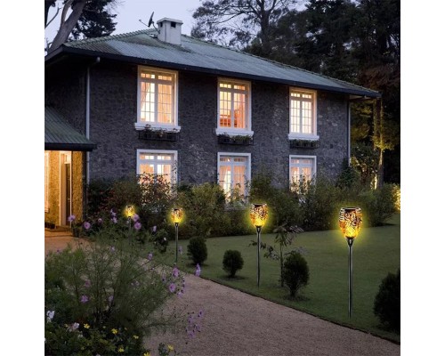 Alev Efektli Solar Bahçe Lambası (51 cm)