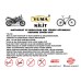 Yuma Kesilmez Motorsiklet Güvenlik Zincir Kilidi 10 mm 170 cm