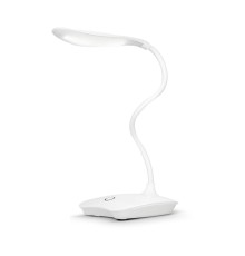 Şarjlı Dokunmatik 14 Led Çalışma Okuma Işığı Flexible Masa Lambası Beyaz