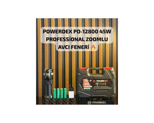 Pd-12800 45 Watt 4500 Lümen Zoomlu Profesyonel Avcı El Feneri Pd-12800 45 Watt 4500 Lümen Zoomlu Profesyonel Avcı El Feneri