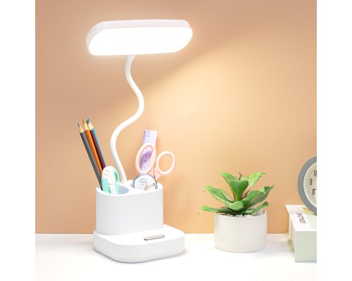 PeakStar PS-1958 Şarjlı Dokunmatik 3 Renk 40 Led Çalışma Okuma Işığı Çocuk Odası Ambiyans Modlu Gece Lambası