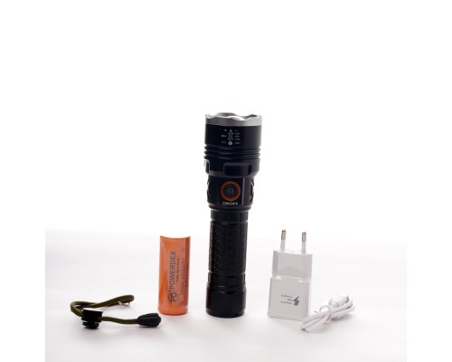 Powerdex PD-6696 Yağmur Suyu Geçirmez 15Watt Süper LED Profesyonel Şarjlı El Feneri Powerdex PD-6696 Yağmur Suyu Geçirmez 15Watt Süper LED Profesyonel Şarjlı El Feneri