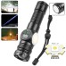 PeakStar PS-8745 Profesyonel Zoomlu 30W  Powerbank Mıknatıslı Avcı Kamp Tamirci Feneri