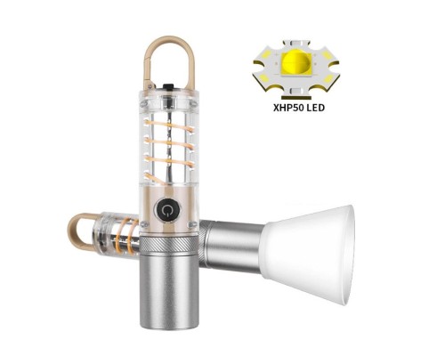 PeakStar Ps-8915 10W Zoomlu Led Powerbank Özellikli Şarjlı Kamp El Feneri PeakStar Ps-8915 10W Zoomlu Led Powerbank Özellikli Şarjlı Kamp El Feneri