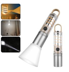 PeakStar Ps-8915 10W Zoomlu Led Powerbank Özellikli Şarjlı Kamp El Feneri