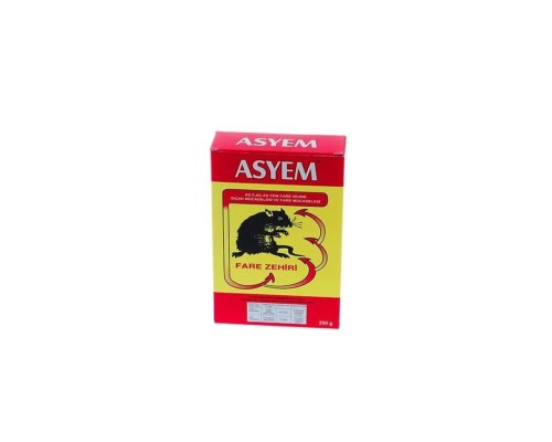 Asyem 250 Gr Fare Zehiri Çok Etkili Fare Ve Haşere Öldürücü Zehir