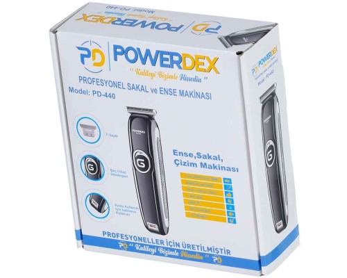 POWERDEX PD-440 Saç Sakal Şarjlı Traş Makinesi