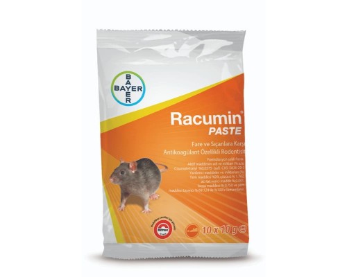 Bayer Racumin Paste Haşere Ilacı 10grx10adet 100 Gr