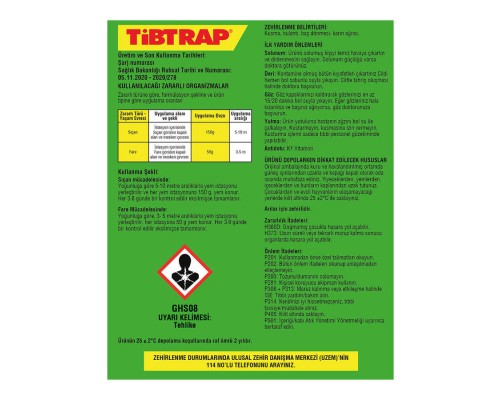 Tibtrap Fare Zehiri Pellet 80 g