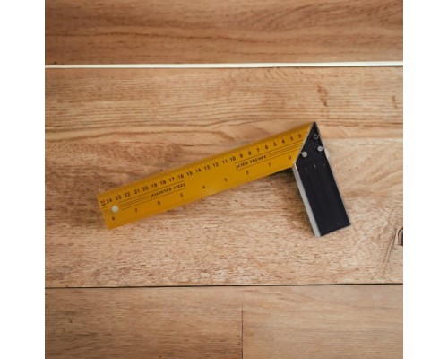 25 Cm Sarı Marangoz Gönyesi 25 Cm Sarı Marangoz Gönyesi