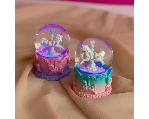 Mini Boy Işıklı Unicorn Kar Küresi Mini Boy Işıklı Unicorn Kar Küresi