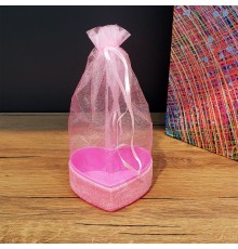 Hediyelik Pembe Tüllü Kese