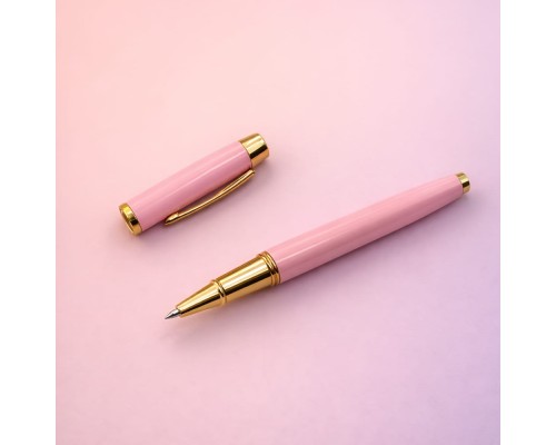 Toptan Premium Pembe Metal Roller Kalem