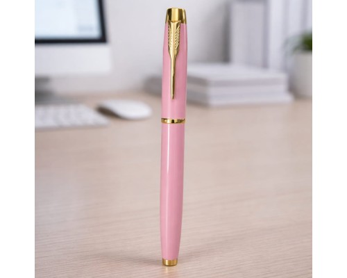 Toptan Premium Pembe Metal Roller Kalem