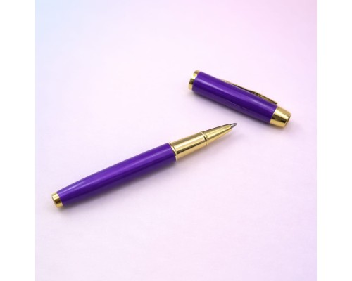 Toptan Mor Metal Roller Kalem