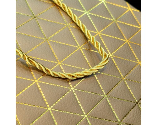 Mini Boy Gold Karton Hediye Çantası