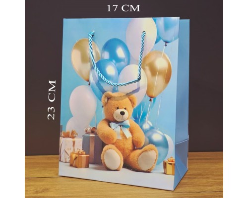 Küçük Boy Ayıcıklı Hediye Çantası