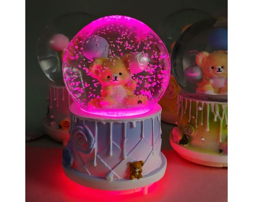 Orta Boy Sevimli Ayıcık Kar Küresi