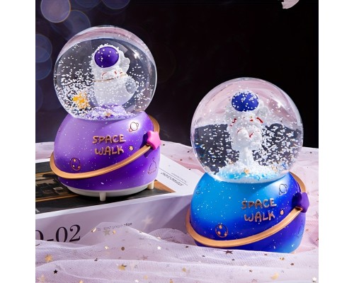 Orta Boy Astronot Tasarımlı Kar Küresi