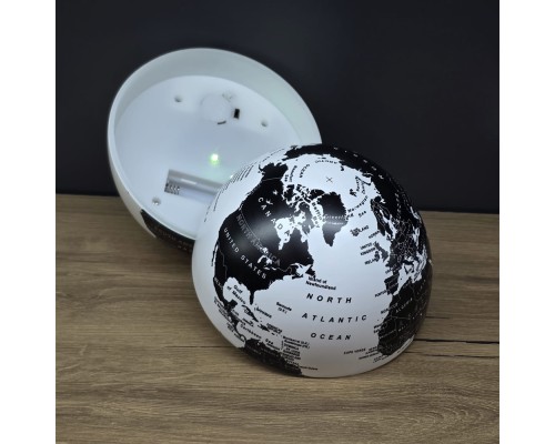 Dekoratif Tasarımlı Led Işıklı Masaüstü Dönen Dünya