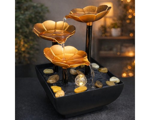  Led Işıklı Şelale Tasarımlı Su Şelalesi