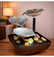 Dekoratif Tasarımlı 3 Katlı Dekoratif Su Şelalesi