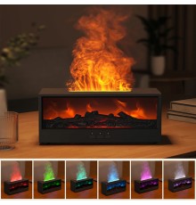 Dekoratif Tasarımlı Şömine Görünümlü Alev Efektli Hava Nemlendirici