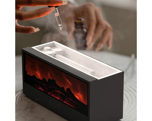 Dekoratif Tasarımlı Şömine Görünümlü Alev Efektli Hava Nemlendirici