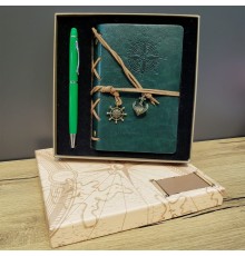Hediyelik Defter Kalem Kutulu Set