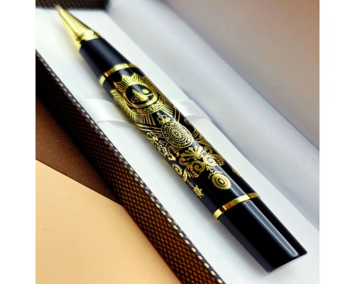 Kutulu Osmanlı Tuğralı Metal Kalem