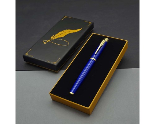 Öğretmenler Günü Hediyesi Kutulu Metal Mavi Kalem