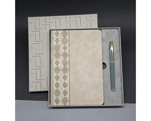 Deri Defter Ve Kalem Set