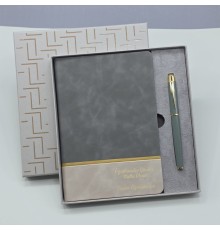 Öğretmenler Gününe Özel Deri Defter Ve Kalem Set