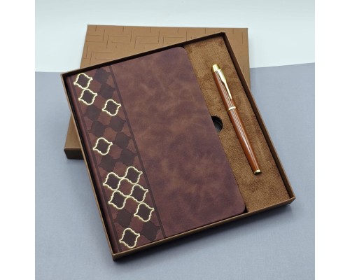 Lüks Kutulu Defter Kalem Set