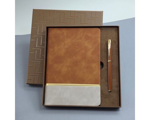 Soft Deri Defter Ve Roller Kalem Seti
