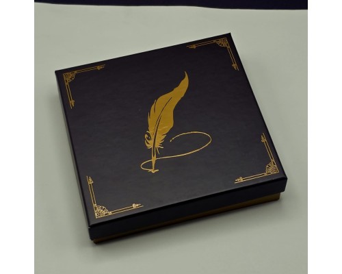 Özel Renk Deri Defter Ve Roller Metal Kalem