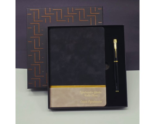 Öğretmenler Günü Hediyesi - Defter - Kalem Seti
