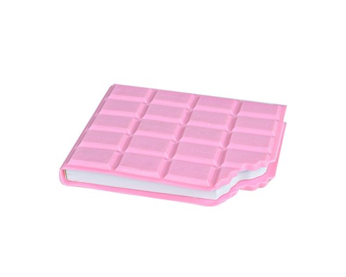 Pembe Peluş Ayıcık Kar Küresi Ve Pembe Çikolata Not Defteri