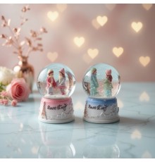 Toptan Love Story Işıklı Mini Kar Küresi
